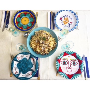 Piatti da tavola ceramiche de simone Mangiallegro Piatti da tavola ceramiche de simone Mangiallegro
